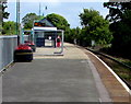 Fenced-off area on Pembroke railway station