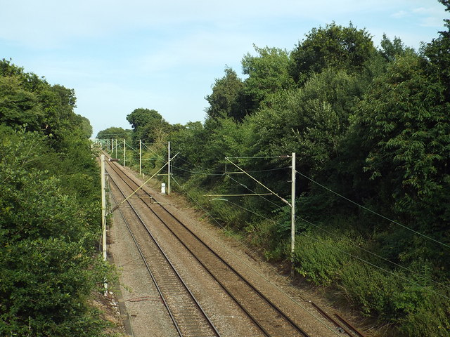 Railway tracks near Wivenhoe