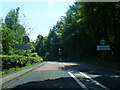 A76 at Carronbridge village boundary