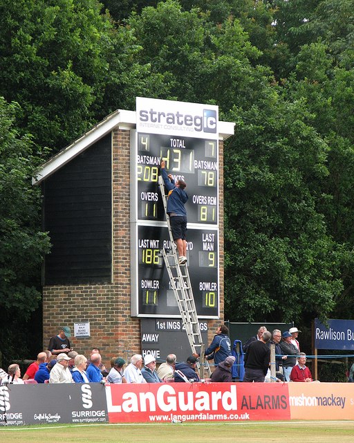 Running repairs at Horsham Cricket Club