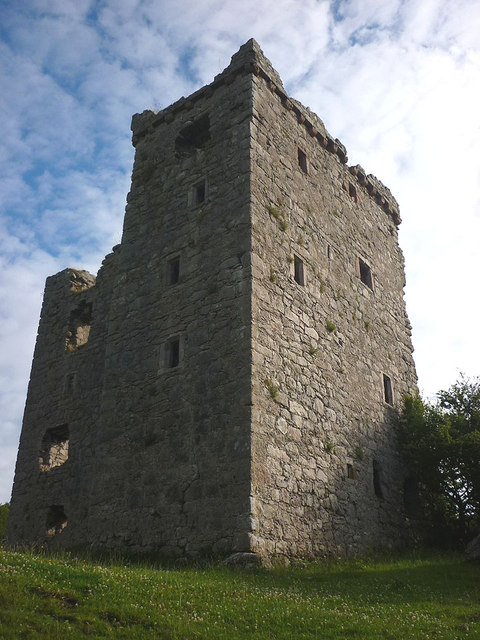 Arnside Tower - the northern angle