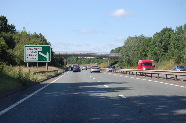 A46 half mile to junction of A5630 © J.Hannan-Briggs cc-by-sa/2.0 ...