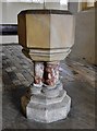 TL8646 : Long Melford Holy Trinity Church; the font in the Lady Chapel by Michael Garlick