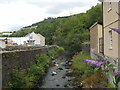 Ebbw Fach River, upstream from Chapel Street, Six Bells