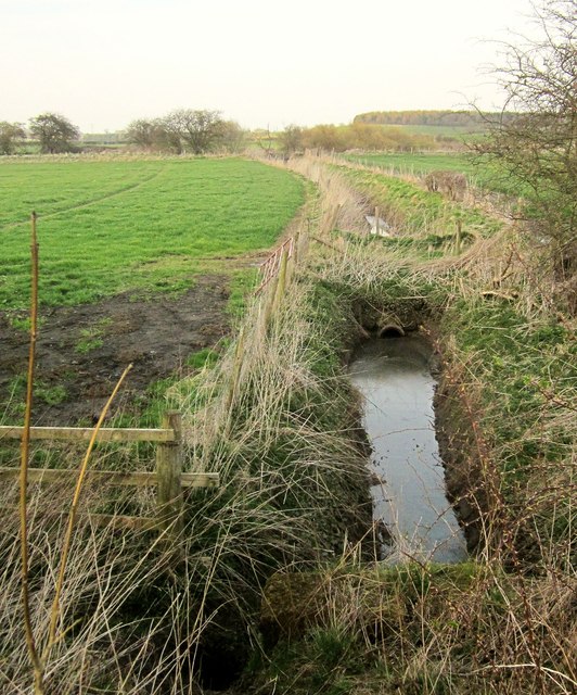 Drainage channel by the Harland Way