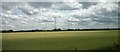 SE5811 : Fields and pylons near Thorpe-in-Balne by Christopher Hilton