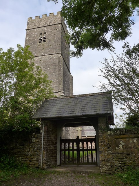 St Michael & All Angels church, Loxhore: lych gate 