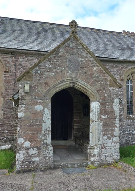 St Michael & All Angels church, Loxhore: porch
