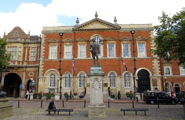 Aylesbury Crown Court in the Market Square