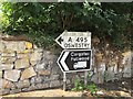SJ3934 : Ellesmere: pre-Worboys sign at junction of Willow Street and Brownlow Road by Jonathan Hutchins