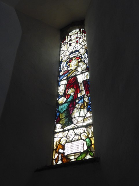 St Brannock, Braunton: stained glass window (D)