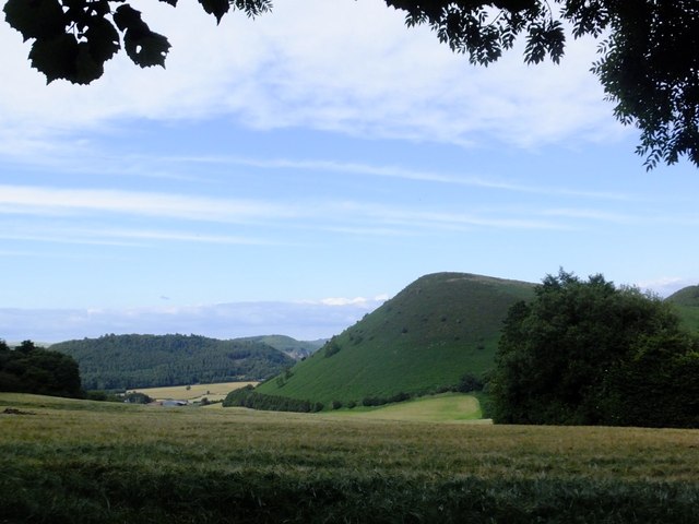 Herrock Hill from the edge of Navages Wood