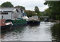 Boatyard along the Nottingham & Beeston Canal