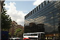 View of the shopping centre building on Lower Thames Street