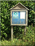 TM1170 : All Saints Church Notice Board by Geographer