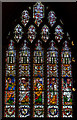 SO8932 : Stained glass window, S.III, Tewkesbury Abbey by Julian P Guffogg