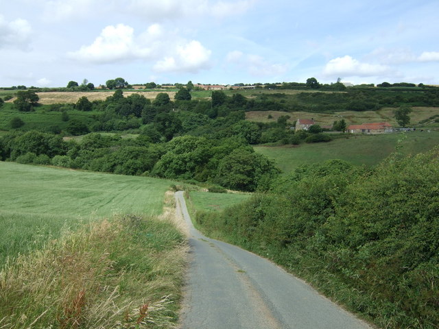 Dropping down towards Low Borrowby © JThomas :: Geograph Britain and ...