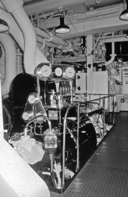 HMY Britannia - starboard main engine