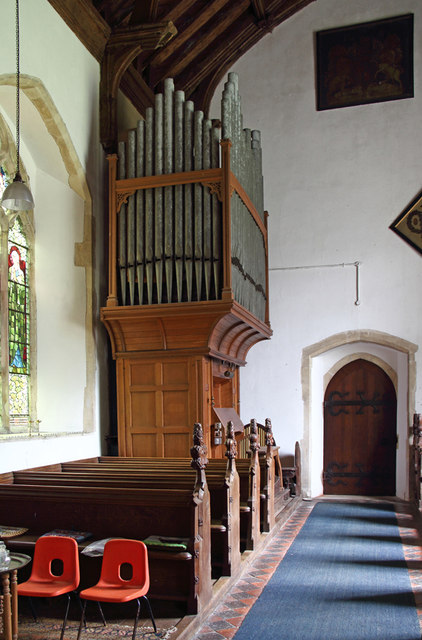 St Mary Magdalene, Thornham Magna - Organ