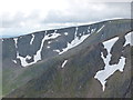 NN9497 : Late-lying snow patches, Braeriach by Alan O'Dowd