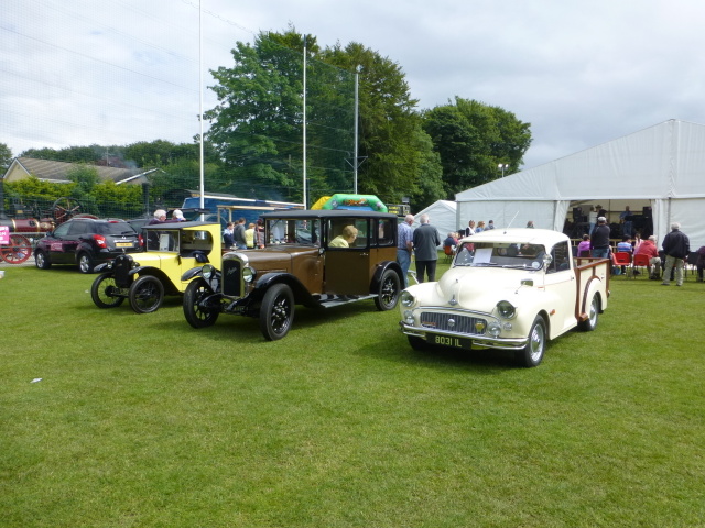 Line-up of old cars, Plumbridge