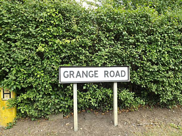 Grange Road sign