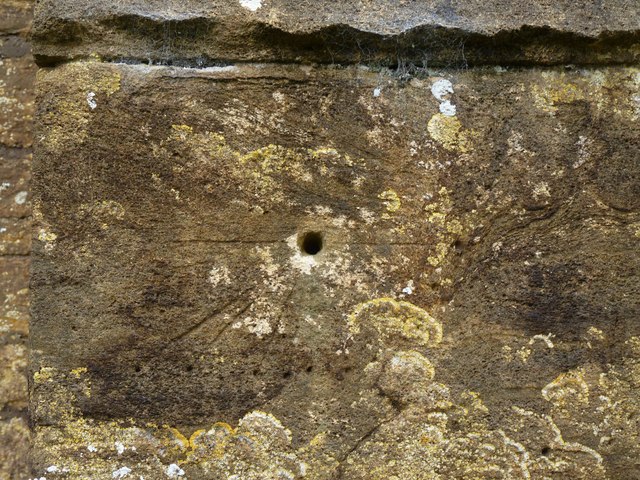 Scratch Dial on the Church of the Blessed Virgin Mary, Chilthorne Domer