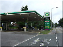 TL8783 : Service station on Norwich Road by JThomas