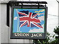 TF7023 : Union Jack pub sign by Adrian S Pye
