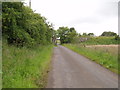 Former railway bridge parapets on minor road