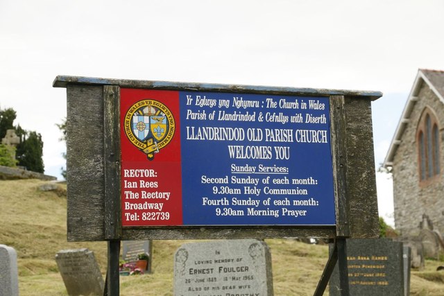 Old Church Sign