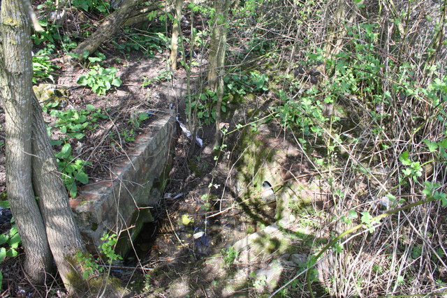 Ditch and culverts on east side of A419
