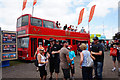 SP6641 : Open top bus bar at International Pits Straight, Silverstone by Ian S