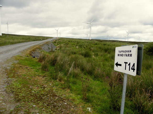 Sign, Tappaghan Wind Farm