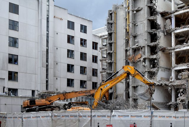 Clarendon House (demolition), Belfast - July 2015 (2)