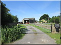 Access  road  to  Hall  Farm