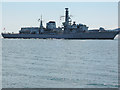 SX4751 : Plymouth Sound: HMS Monmouth by Martin Bodman