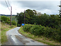 Lane descending into Bont Goch/Elerch