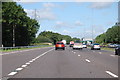 SP3882 : M6 west of Junction 2 westbound by J. Hannan-Briggs
