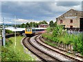 SD8610 : Railcar Leaving Heywood Station by David Dixon