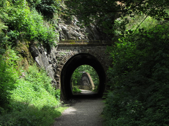 Tunnel on the Threlkeld to Keswick railway path