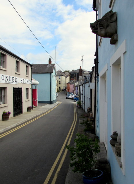 Church Street towards Picton Place, Narberth
