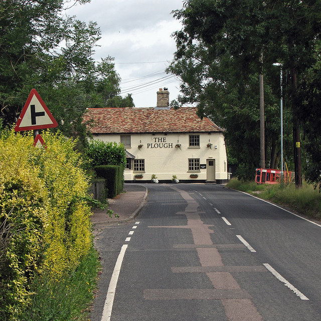 Coton: Brook Lane and The Plough
