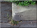 Bench mark alongside Manor Road, Scarborough