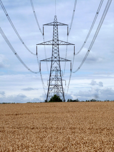 National Grid power line 4ZM © Robin Webster cc-by-sa/2.0 :: Geograph ...