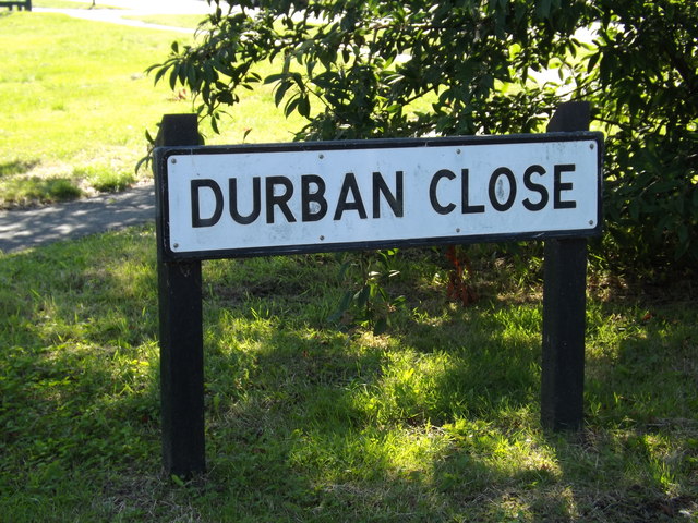 Durban Close sign