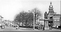 SK9135 : Grantham, 1956: High Street and Town Hall by Ben Brooksbank