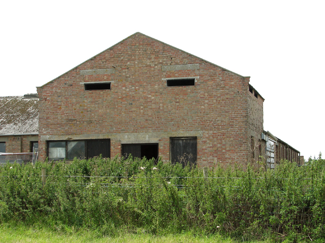 Farm building on Higham Holmes