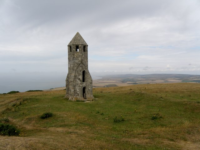 St  Catherine's  Oratory  octagonal  lighthouse  tower  built  1328