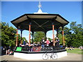 TQ3977 : The bandstand in Greenwich Park by Marathon